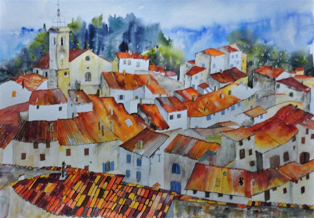 Bergdorf in der Provence