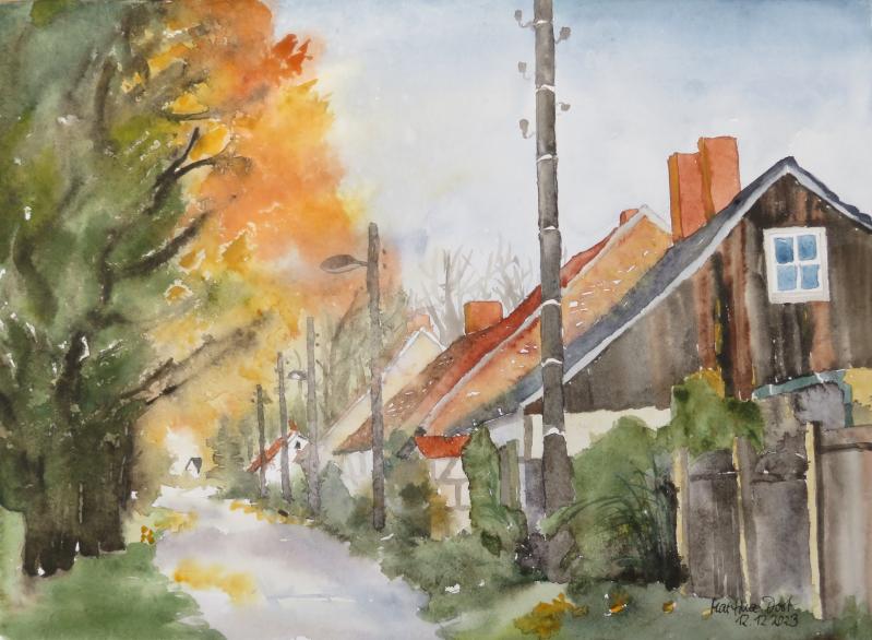 Dorfstraße in Buschdorf