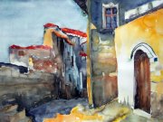 Alte Gasse im Städtchen Avanos in Kapadokien