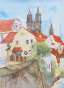 Meißen, Blick vom Burgberg